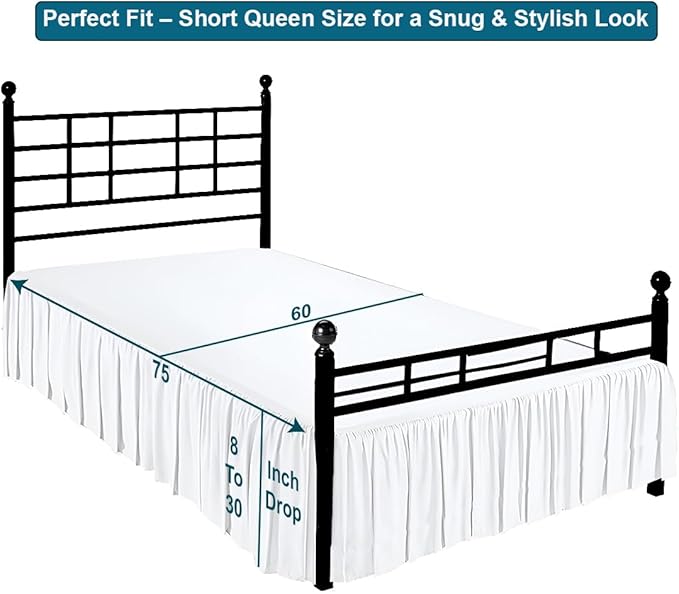 Shreem Linen Ruffled Bed Skirt - Image 5