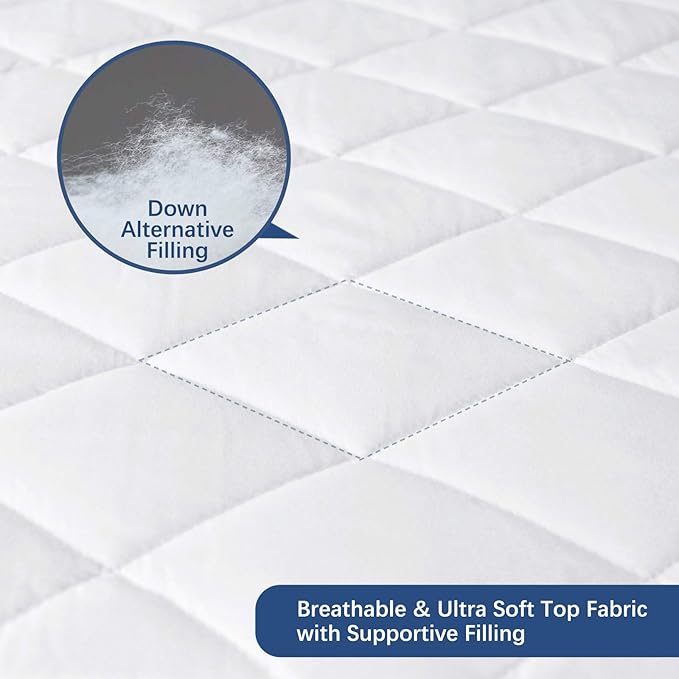 Moonsea Waterproof Three Quarter Mattress Pad, RV Short Full, 48x75 Inch - Image 6