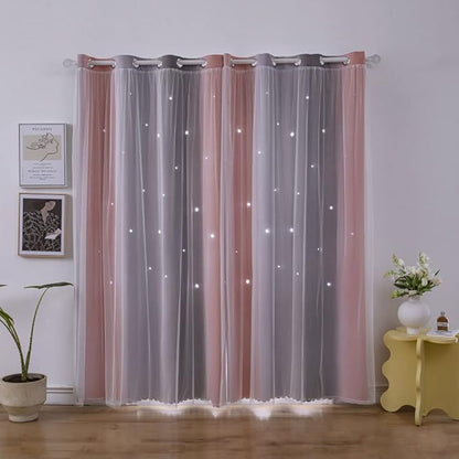 Ombre Rainbow Blackout Curtains - Image 6