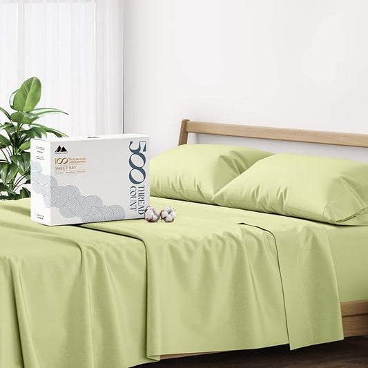 Mayfair Linen 500 Thread Count California King Cotton Sheets by MayfairLinen