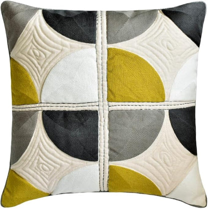 The HomeCentric King/Queen/Twin Yellow & Grey Luxury Twin 53"x18" Bed Runner - Image 5