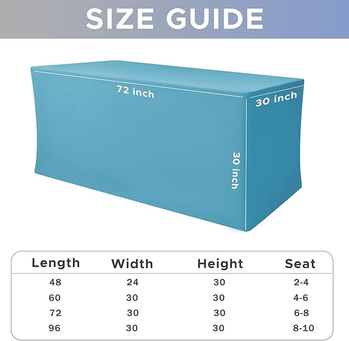 Nasitos Fitted Table Covers Stretch Spandex - Image 7