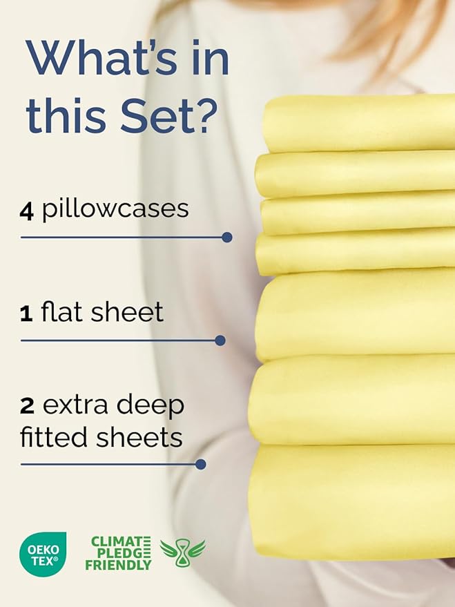 Extra Deep Split King Sheet Set - Image 2
