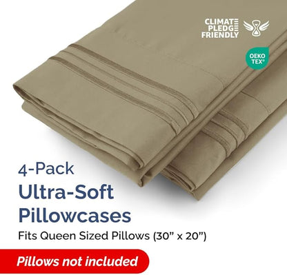 Queen Pillow Cases Set of 4 - Image 2