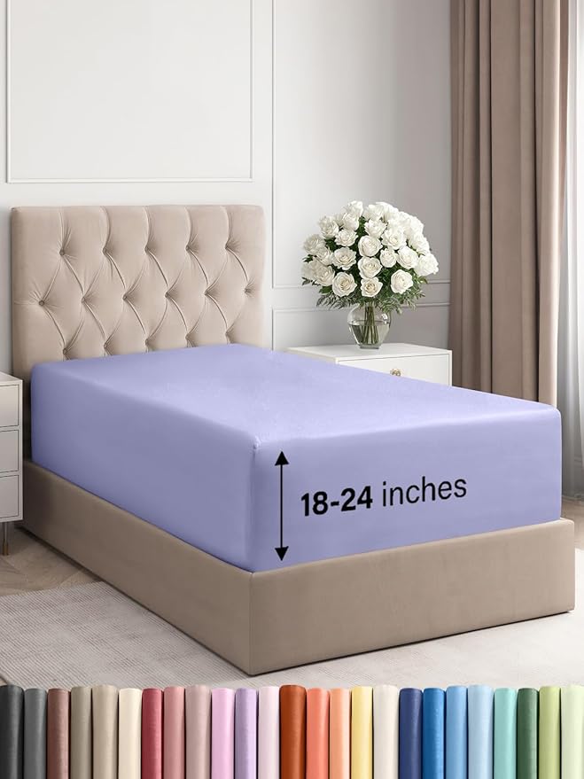 Extra Deep Twin XL Fitted Sheet by CGKUnlimited