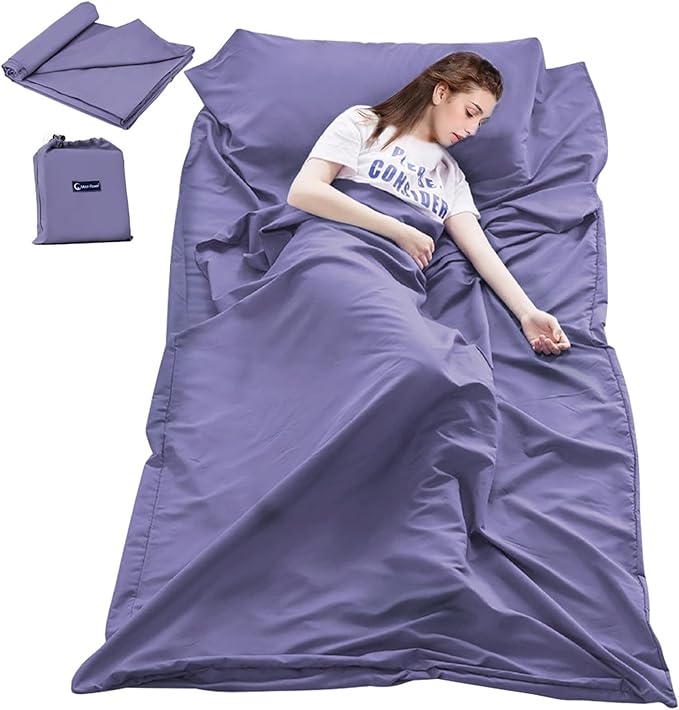 Sleeping Bag Liner Travel Sheets by Mannice