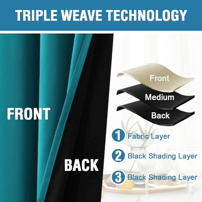 H.VERSAILTEX 100% Blackout Curtains - Image 4