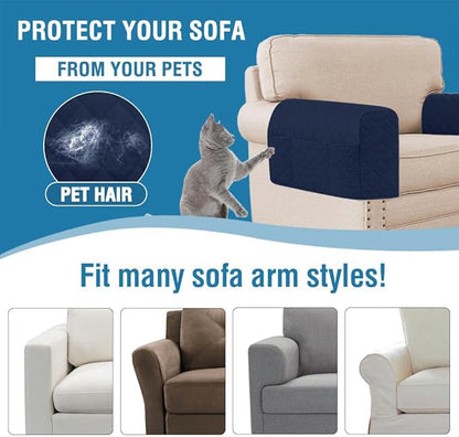 2 Pack Water Resistant Armrest Covers - Image 6