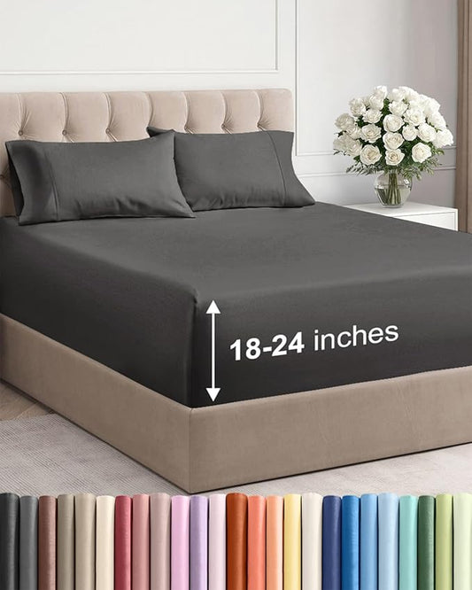 Extra Deep Pocket Cal King Sheets by CGKUnlimited