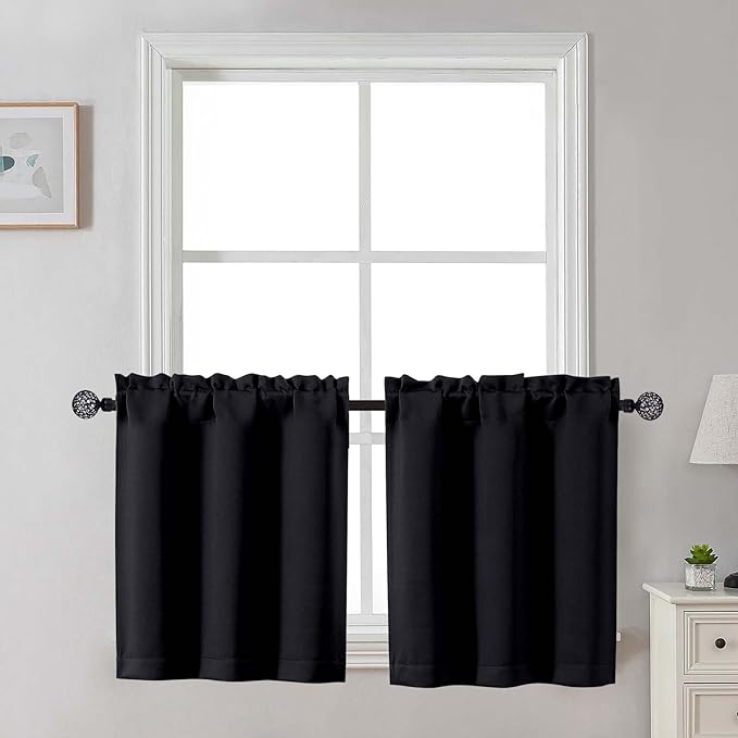 Gwine 24 Inch Long Tier Curtains by Gwine