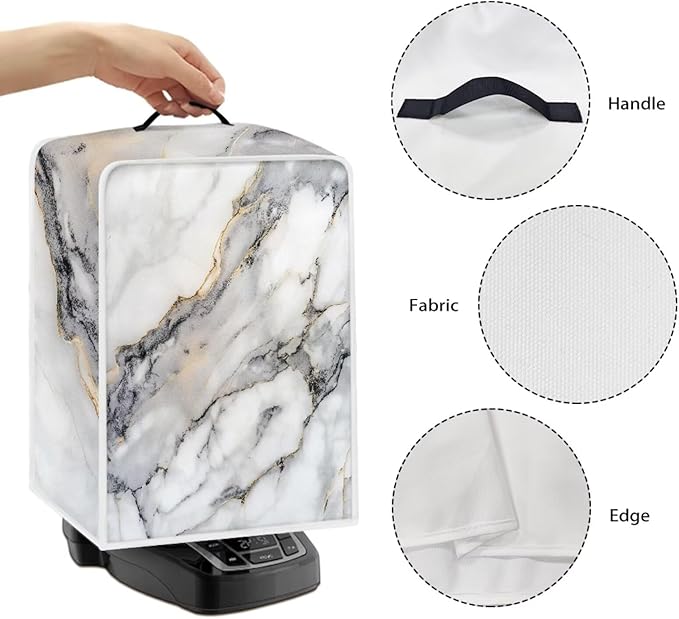 Marble Coffee Maker Cover for Kitchen - Image 5