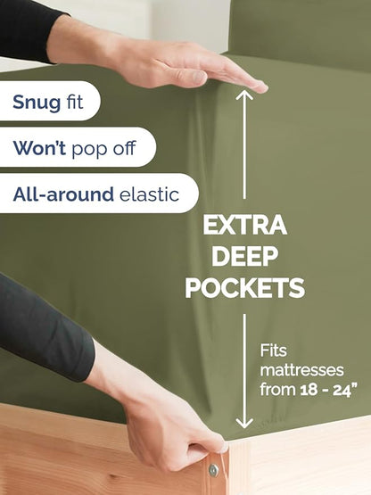 Extra Deep Twin Sheet Set - Image 3