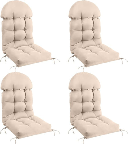 FUNBERRY Patio Chair Cushions Set of 4, Thicken Comfy Cushions by FUNBERRY