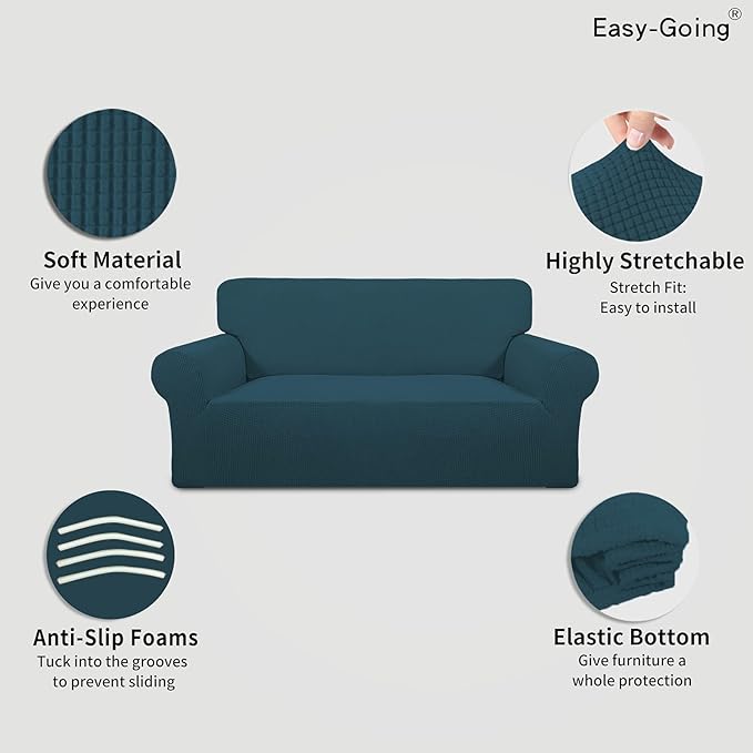 Easy-Going Stretch Oversized Loveseat Slipcover 1-Piece Sofa Cover Furniture - Image 3