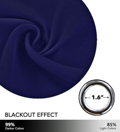 NICETOWN Twinkle Stars Blackout Curtains - Image 6