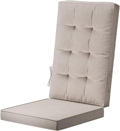 46x18 Outdoor High Back Chair Cushions | Waterproof & UV-Resistant Patio by DHYGOTFUR