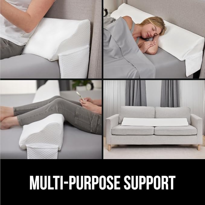 GORILLA GRIP Patent Pending Bed Wedge Pillow Headboard Gap Filler, US Designed - Image 9