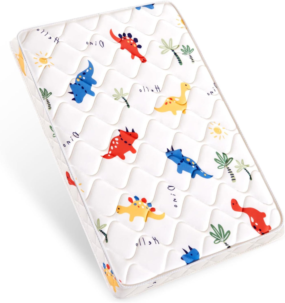 Pack and Play Mattress 38" x 26", Premium Cotton Fabric - Hypoaller...