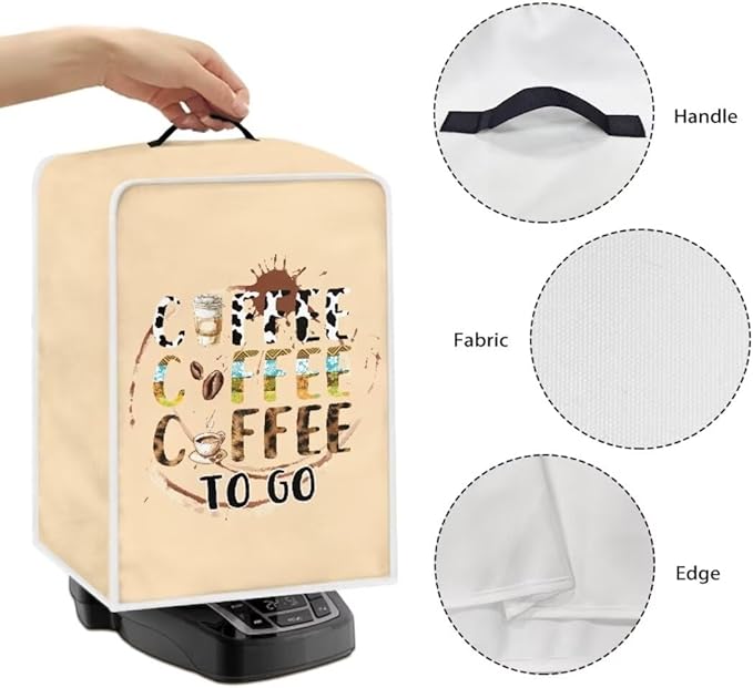 Mumeson Coffee Cup Coffee Maker Cover, Modern Stand Mixer Cover, Coffee Beans - Image 5