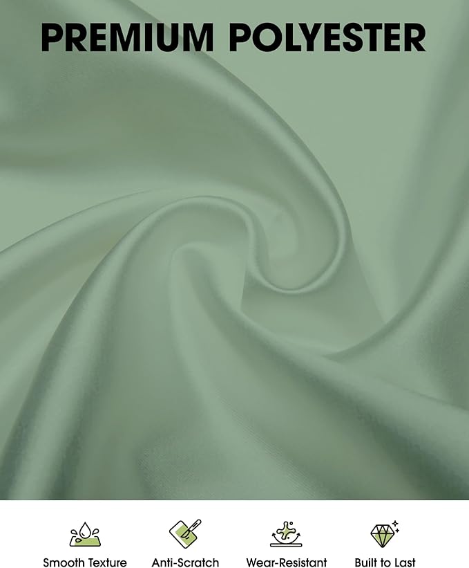 Pureegg Rectangle Table Cloth 60" x 84" – 8 Packs, Durable Polyester Tablecloth - Image 2