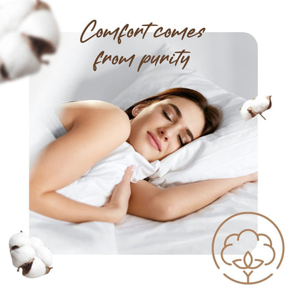 3 piece, 100% egyptian cotton sheets king size on a desk or shelf