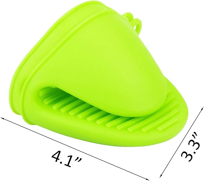 3 Pairs Mini Oven Mitts Gloves Silicone Heat Resistant Cooking Pinch Mitts - Image 7