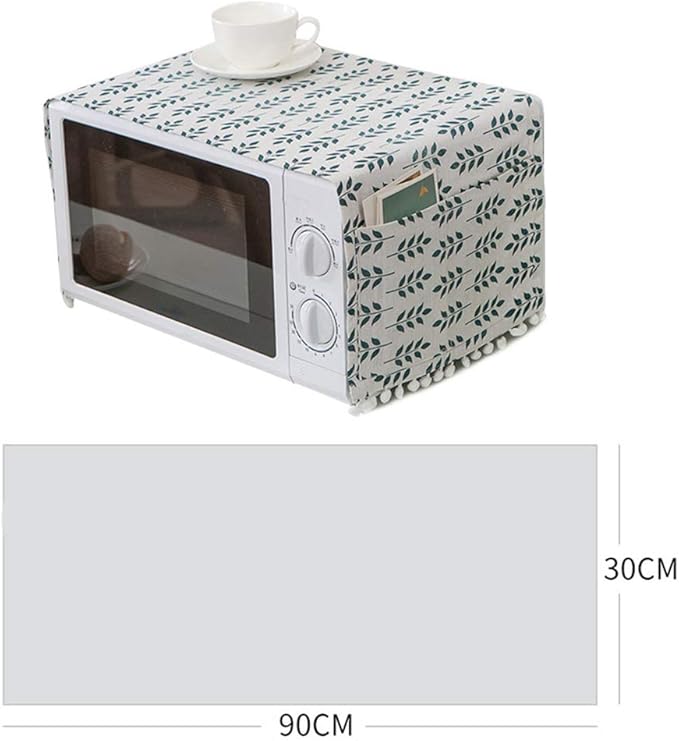 AKOAK 1 Pack 30cm x 90cm/11.81" x 35.43" Household Kitchen Microwave Dust Cover - Image 6