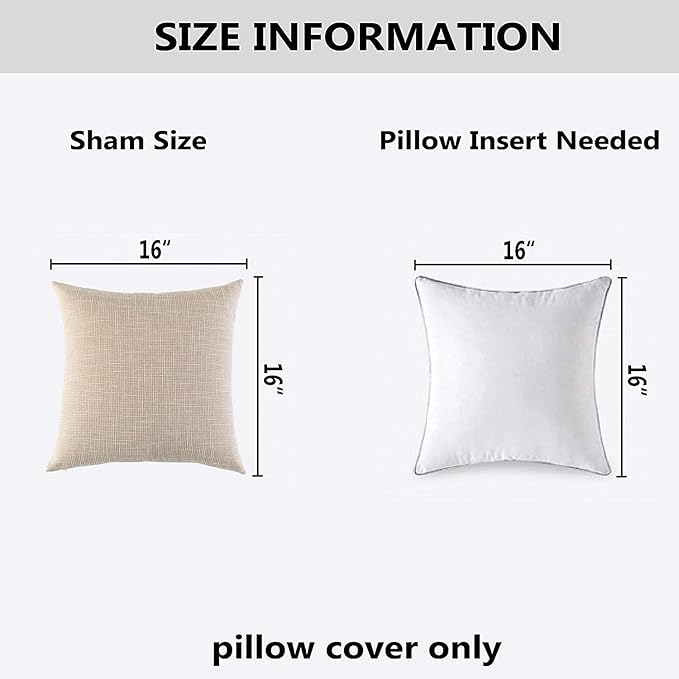 Kevin Textile Simple Linen Pillow Covers Nordic Stars Soft Cushion Case - Image 6
