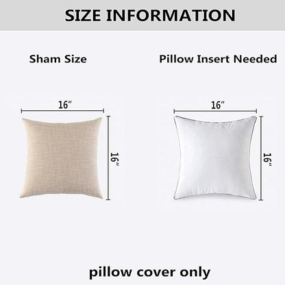 Kevin Textile Simple Linen Pillow Covers Nordic Stars Soft Cushion Case - Image 6