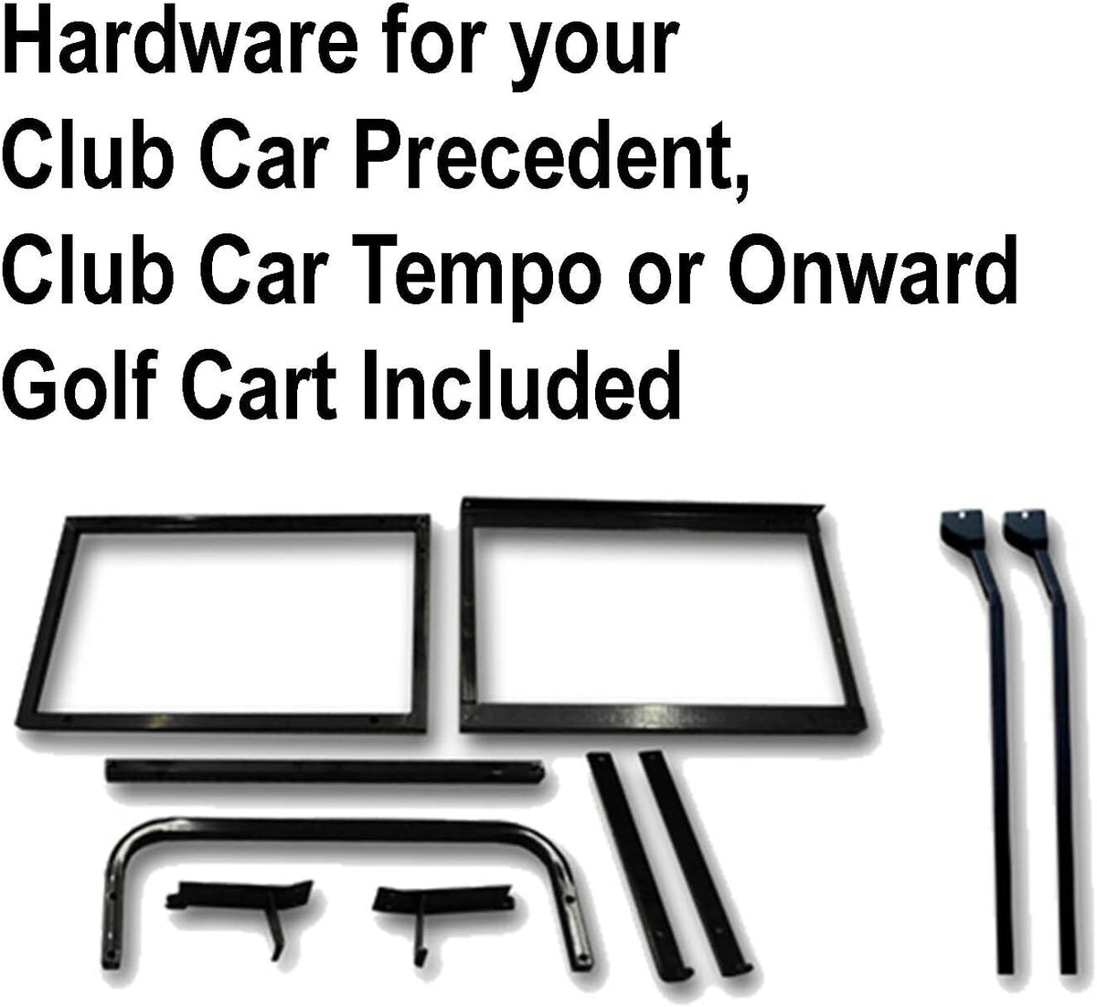 gtw club car precedent golf cart cargo box showing dimensions