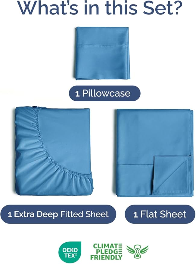 Extra Deep Pocket Twin Sheets - Image 3