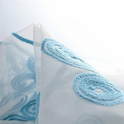 Melodieux Wheat Embroidery Sheer Curtain - Image 5