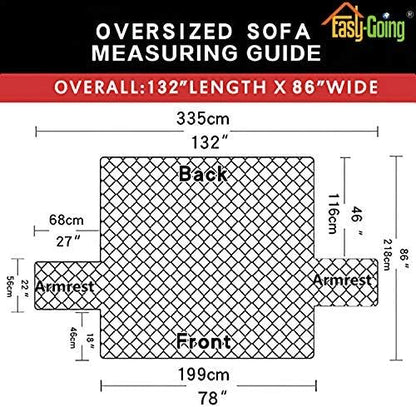 Easy-Going Reversible Oversized Couch Cover - Image 7
