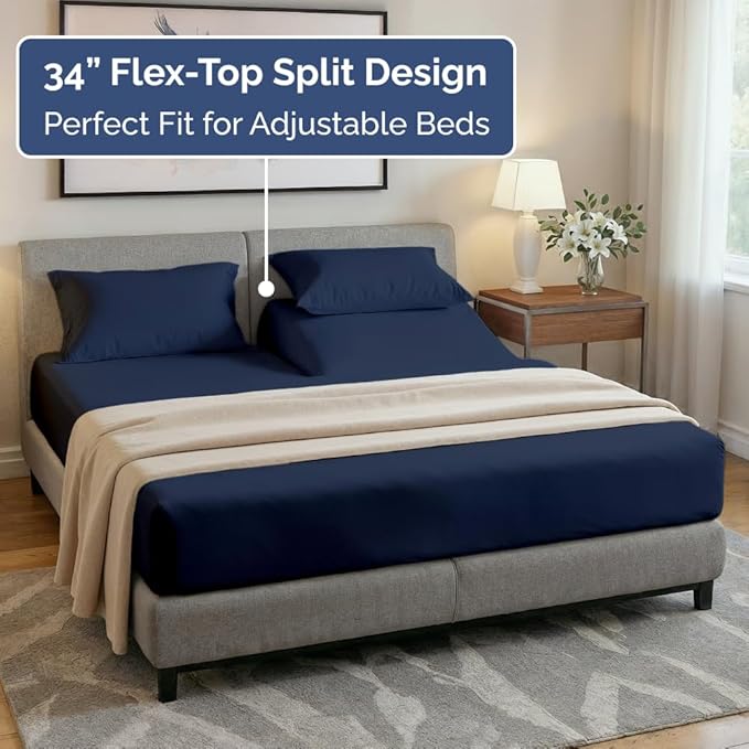 Split Head King Sheets Set - Image 3