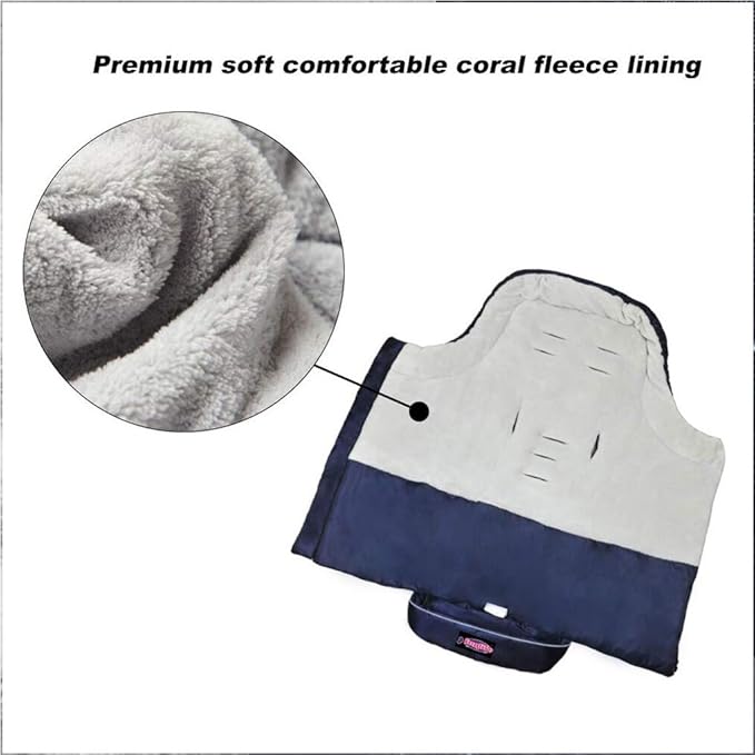 Anti-Kick Winter Waterproof Extendable Baby Bunting Bag Adaptable - Image 8