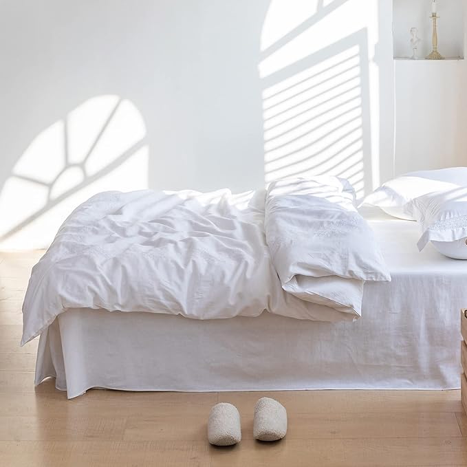 BISELINA French Linen Bed Skirt - Image 7