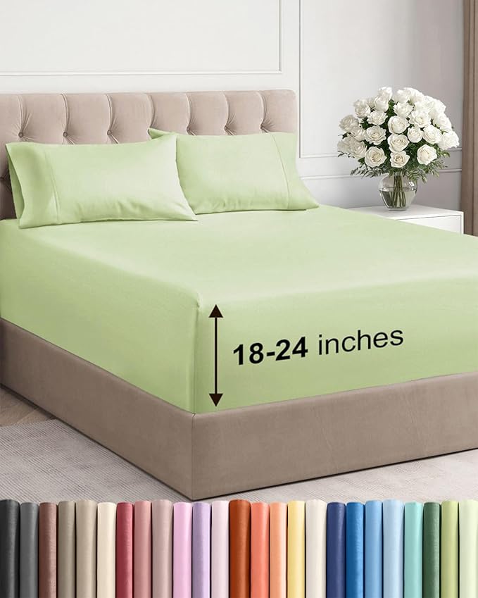 Extra Deep Pocket Queen Sheet Set by CGKUnlimited
