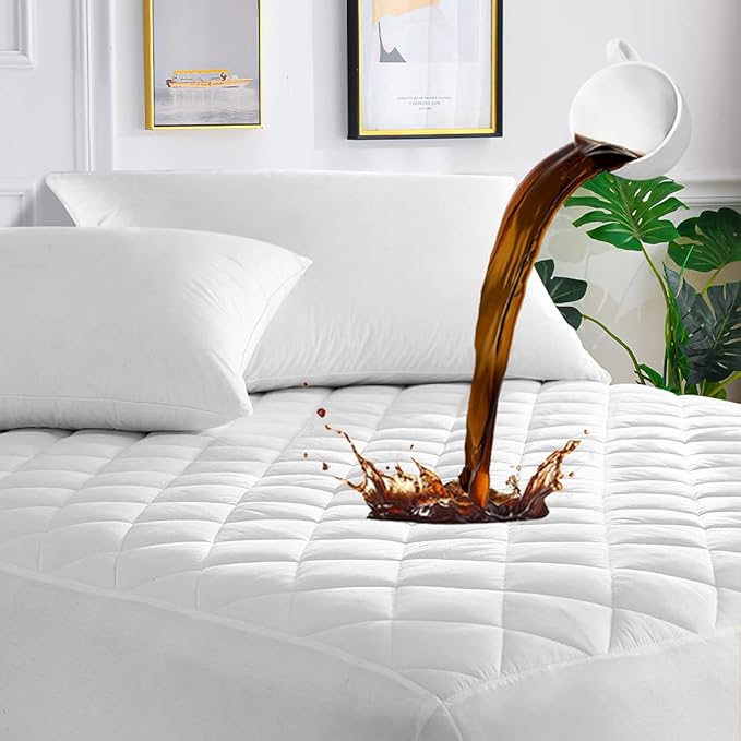 UNILIBRA Full Mattress Cover Waterproof, Deep Pocket Mattress Pad Protector by Unilibra