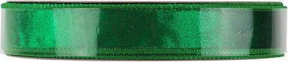 MEEDEE Emerald Green Velvet 1 Inch Green Wired Ribbon 25 Yards Crushed - Image 9