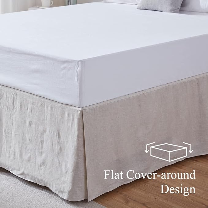 Simple&Opulence Belgian Linen Bed Skirt - Image 2