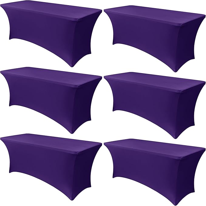 Obstal 6 Pack Stretch Spandex Table Covers by Obstal