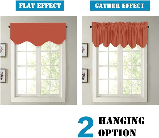 H.VERSAILTEX 2 Panels Blackout Curtain Valances - Image 5