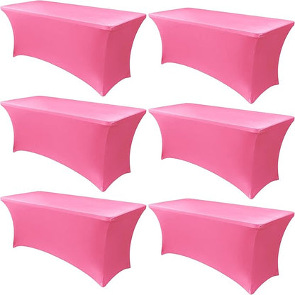 Obstal 6 Pack Stretch Spandex Table Covers by Obstal