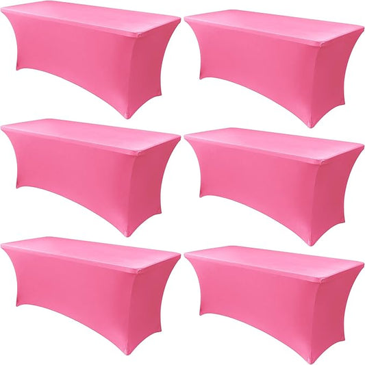Obstal 6 Pack Stretch Spandex Table Covers by Obstal