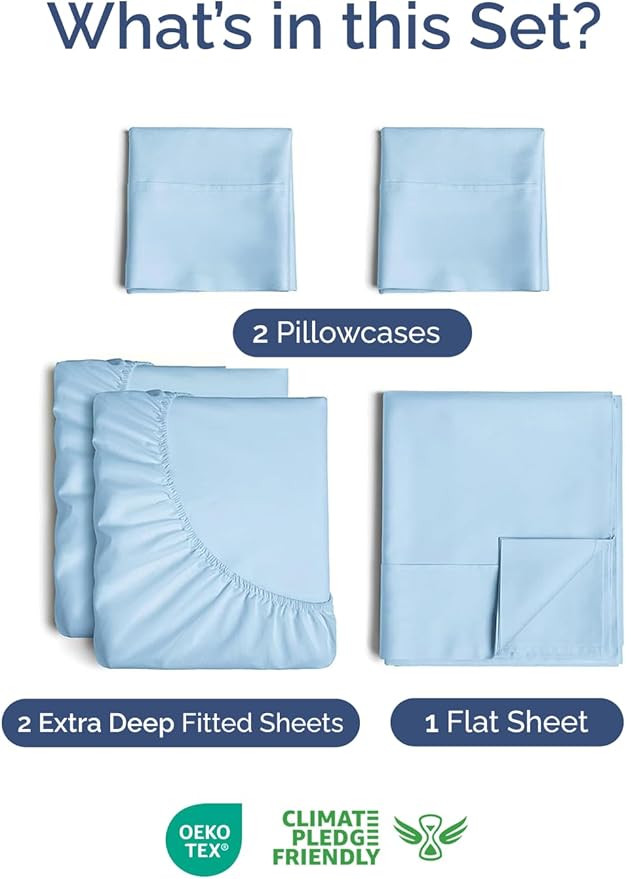 Extra Deep Pocket Split King Sheets - Image 2