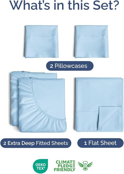 Extra Deep Pocket Split King Sheets - Image 2