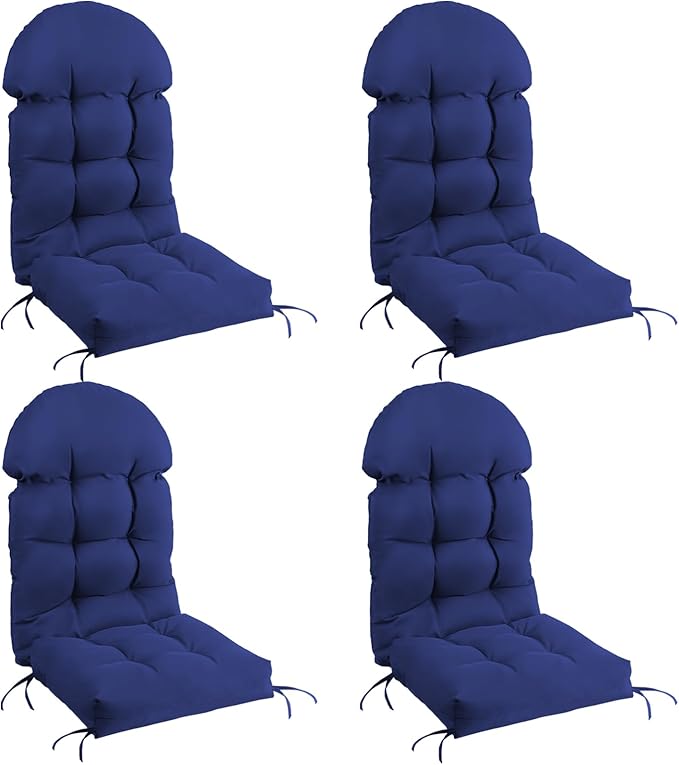 FUNBERRY Patio Chair Cushions Set of 4, Thicken Comfy Cushions by FUNBERRY