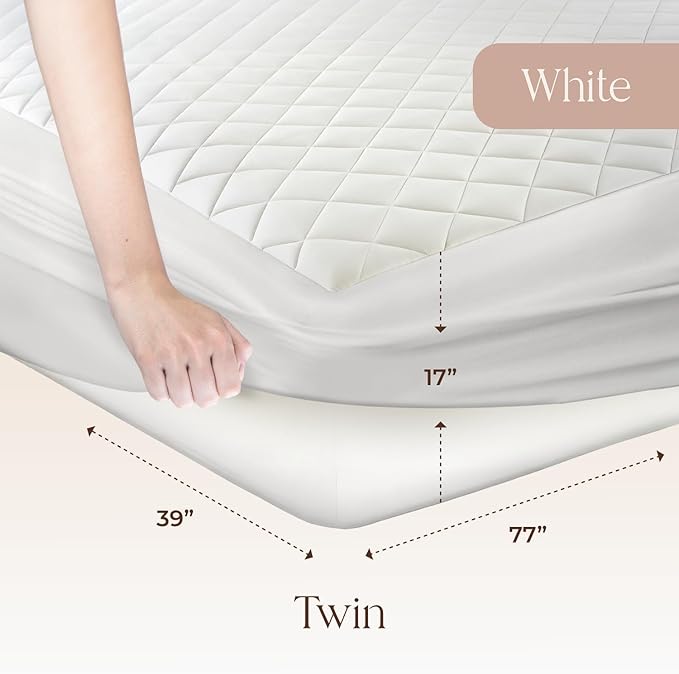 100% Cotton Organic Mattress Pad - Image 2