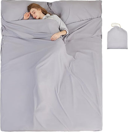 Sleeping Bag Liner Camping Adult Sleep Sack Lightweight Travel Sheet by Unknown