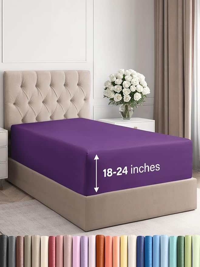 Extra Deep Twin XL Fitted Sheet by CGKUnlimited
